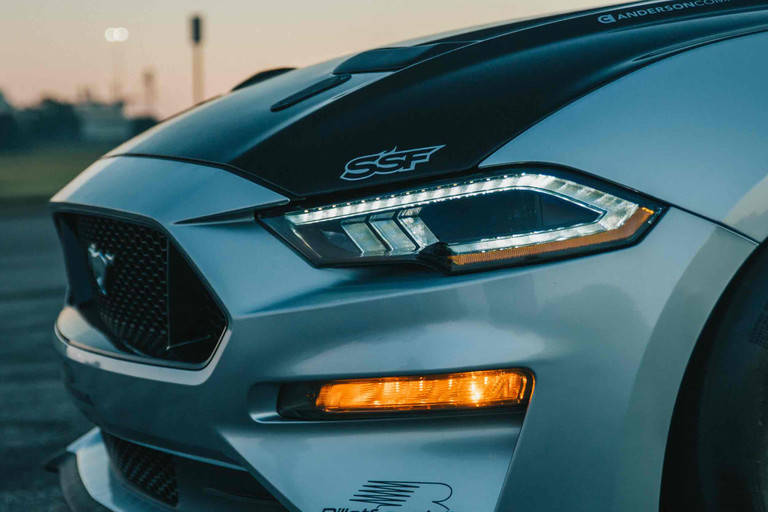 Lewy Klosz Szkło reflektora Ford Mustang 2018+